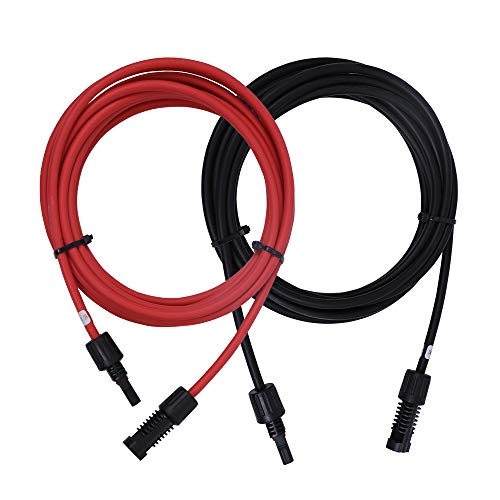 MC4 Solar Extension Cable - 15ft 12AWG Pair