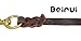 Beirui Braided Leather 6ft Dog Leash - 3/4 inch Heavy Duty Brown Training Lead
