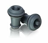 Vacu Vin Wine Saver Vacuum Stoppers Set of 2 – Grey (Kitchen)