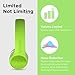 LilGadgets Connect+ Style On-Ear Kids Headphones w/Microphone - SharePort Technology, SoftTouch Padding, Detachable Cable, Noise Reduction, Durable & Adjustable, Green Kids Headphone with Microphone