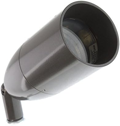 Winona Lighting ASBR Aspen Brass Low Voltage Land Scape Bullet Flood Light, 12V, Bronze