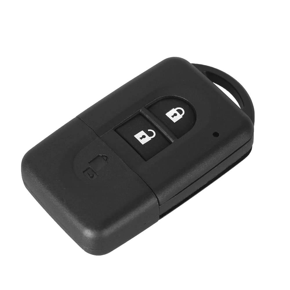 Remote Car Key Shell Fob Replacement For Nissan MICRA Xtrail Broken Cases 2 Buttons Smart Fob Case