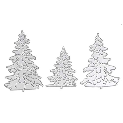 Metal Cutting Dies Stencil Template Mould for DIY Scrapbook Album Paper Card Decorative Craft Embossing Die Cuts (Christmas Tree)