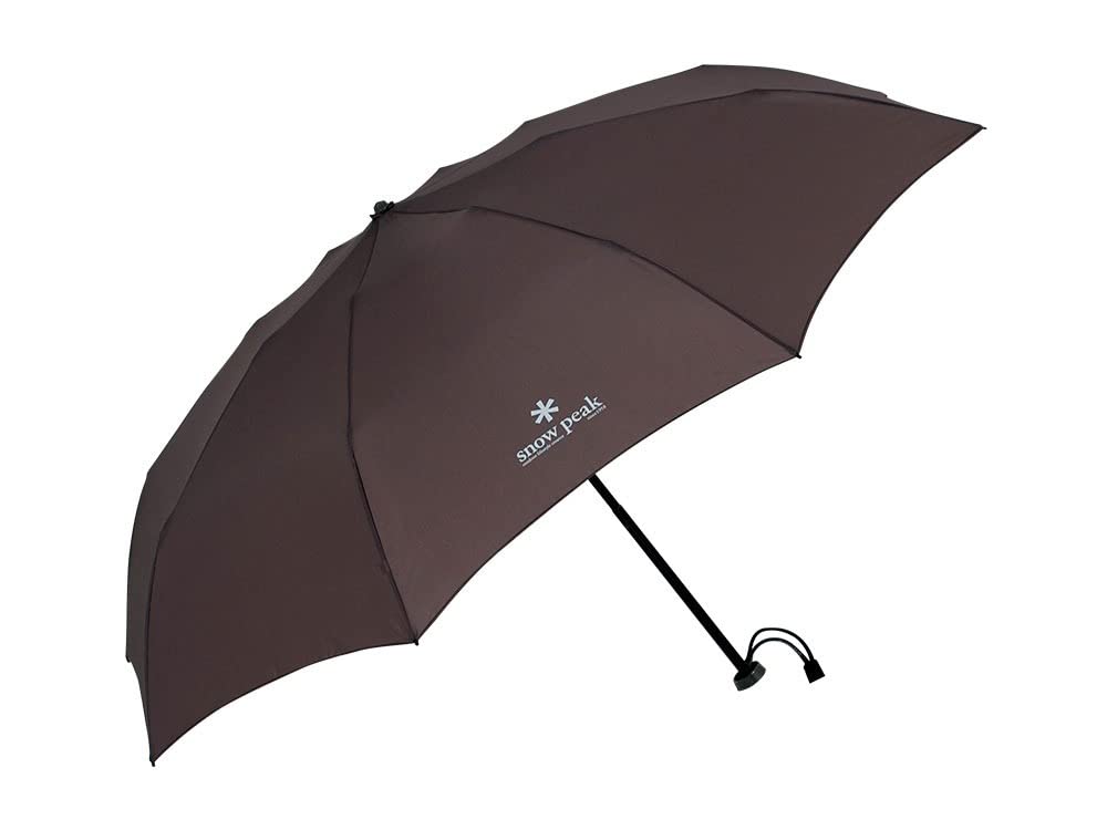 Snow Peak Ultralight Umbrella, Heavy-Duty, Wind-Resistant, Travel, Camping, Hiking, Commuting, Small, Grey
