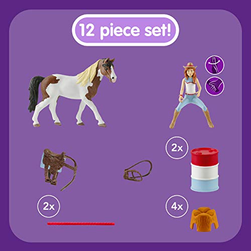 schleich 42441 HORSE CLUB Hannahs Western-Reitset, für Kinder ab 5-12 Jahren, HORSE CLUB - Spielset – Bild 3
