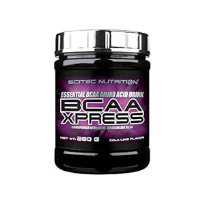 Scitec-Nutrition-BCAA-Xpress-Essential-BCAA-Amino-Acid-Drink-Powder-with-Leucine-Isoleucine-and-Valine-280-g-Cola-Lime Scitec Nutrition BCAA-Xpress, Essential BCAA Amino Acid Drink Powder, Sugar-Free, Gluten-Free and Lactose-Free, 280 g…