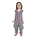 baby deedee Kicker Sack with Feet Sleep Bag, Slate, 2-4T
