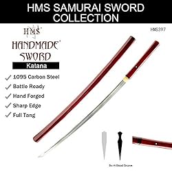 HMS Japanese Samurai Shirasaya Katana, Hand