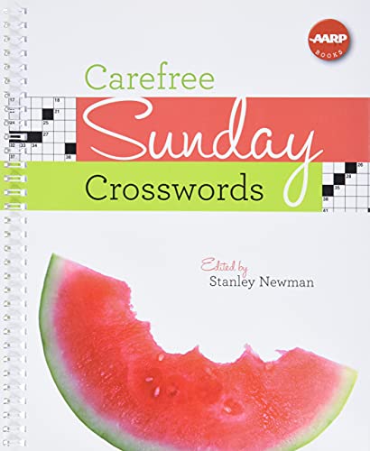 Carefree sunday crosswords aarp newman stanley 9781402775055 amazon books
