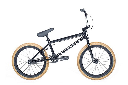 black and chrome bmx bike