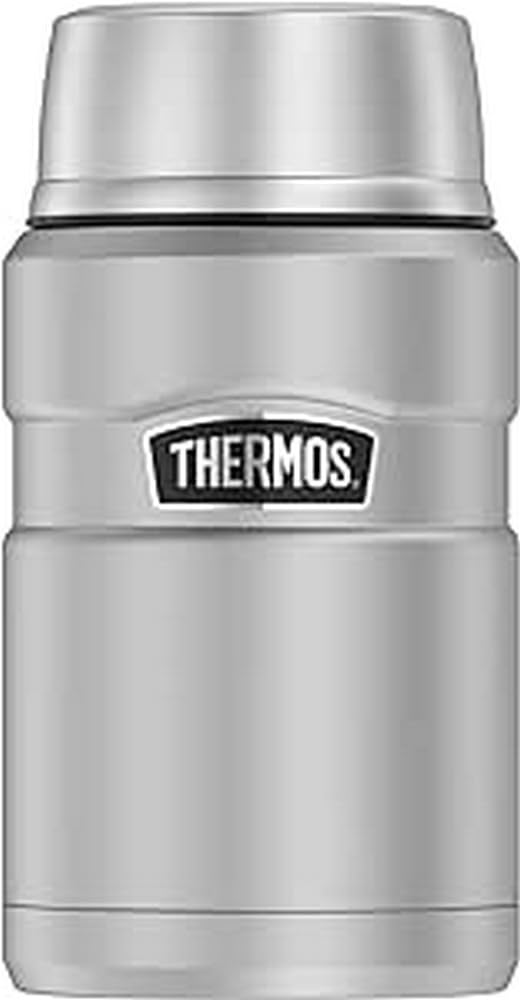 Thermos Food Jar Stainless King, Snack Container, Can, High-Grade Steel Matted, 710 ml, 4001205071