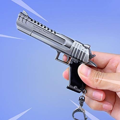 manhuancheng Games 4.1" Metal Weapon pistol Model Action Figure Arts Toys Collection Keychain Gift