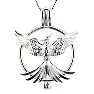 Amazon.com: Phoenix Cage Pendants for Women Girls Jewelry Making ...