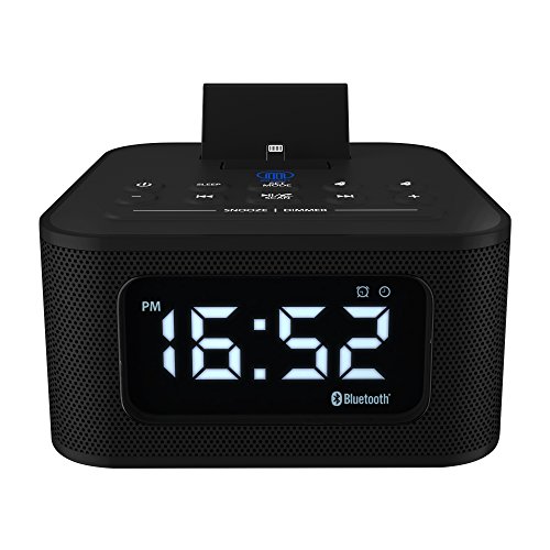 Neptune Speaker Docking Station Bluetooth Alarm Clock FM Radio
