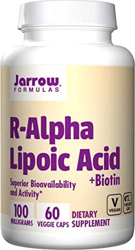 Jarrow Formulas R-Alpha Lipoic Acid, Supports Energy, Cardio Vascular Health, 100 mg, 60 Caps Jarrow Formulas R-Alpha Lipoic Acid, Supports Energy, Cardio Vascular Health, 100 mg, 60 Caps