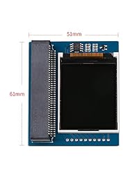 MakerFocus 1.8inch LCD for Micro Bit, Colorful Display Screen Module, 160x128 Pixels(Capable of Displaying 65K Colors) with SPI Interface, Onboard SRAM 23LC1024, Can be Used as Video Memory
