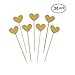 VERSAINSECT Cupcake Toppers Twinkle Gold Snacks Decor DIY Mini Glitter Birthday Cake Decoration Picks Wedding Bridal Baby Shower Party Suplliers