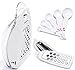 Kitchen Mouse Vegetable Cutter Cheese Grater with Tri-Blades and Compartment Plus 5 pcs Measuring Spoons Set