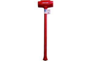 Trusty-Cook - Polyurethane Dead Blow Hammer (144 oz, Red)