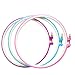 5 Pack Plastic Embroidery Hoop Ring Cross Stich Hoop Embroidery Circle Set, 5 inch to 11 inch (Multicolor)