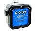 GPI 126300-201, MR530-G8N-AV Mechanical Disk Aviation Fuel Flowmeter 1-Inch FNPT Inlet/Outlet, 5-30 GPM, 4-Digit Batch Display, Non-Resettable Cumulative Total, -2 Percent Accuracy