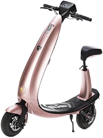 OjO Commuter Scooter for Adults - Eco-friendly, Electric & Smart - Rose Gold