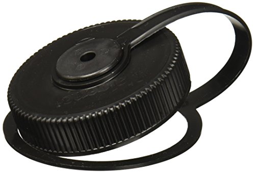 Nalgene Lid Wide Mouth Loop-Top Water Bottle, Black