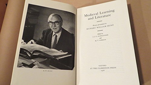 Mediaeval Learning and Literature: Essays Presented to Richard WIlliam Hunt.