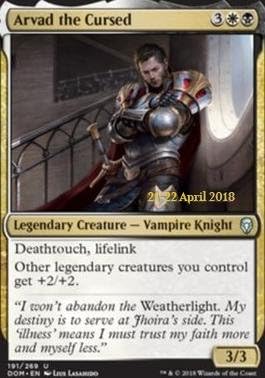 Arvad The Cursed - Foil - Dominaria - Prerelease Promo