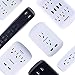 Philips 6-Outlet Extender with 4-USB Port Surge Protector, Charging Station, 900 Joules, Grounded Power Adapter, Indicator Light, 3-Prong, 4.2 AMP/21 Watt, ETL Listed, White, SPP6463WG/37