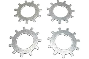 MGUOTP Replacement for Four 1.75" Dexter Tang Washers for 10k HD 12k 15k Wheel Axle Trailer 14 GA