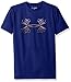 Under Armour Boys SS UA Antler Logo Tee, Caspian (403)/White, Youth Medium