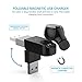 Mini Bluetooth Headphone, SAVFY Wireless V4.1 Bluetooth Earbud with Magnetic USB Chargers and 6 Hour Playtime Bluetooth Headset with Mic for iPhone and Android (Only One Piece)