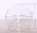 Artlass Glass Cloche Bell Jar Globe Display Dome with Wooden Base Max Dia 7