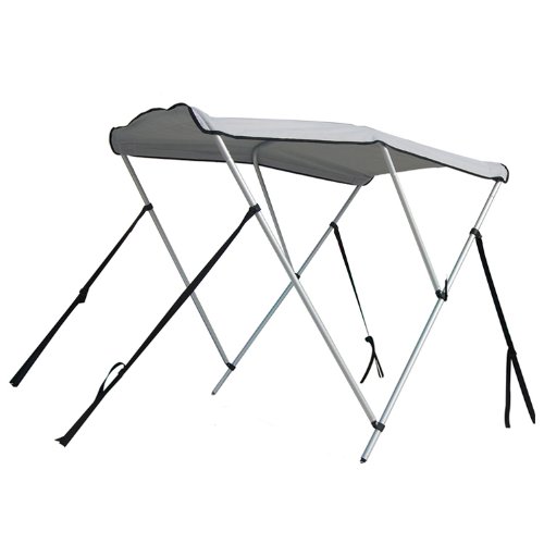 Portable Bimini Top Cover Canopy For Length 12 – 13 ft Inflatable Boat (3 bow)