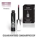 LIP INK Organic 100% Smearproof Trial Lip Kit, Wineberry