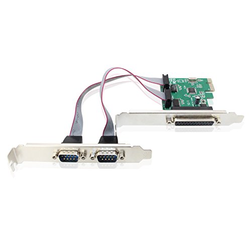 Dual Serial Parallel Port PCIe Card, Tanbin PCIe Serial Parallel Port