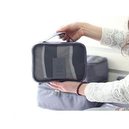 Packing Cubes, 7 Set Suitcase Organizer for Travel, Compression Travel Luggage Organizer - Thumbnail 4
