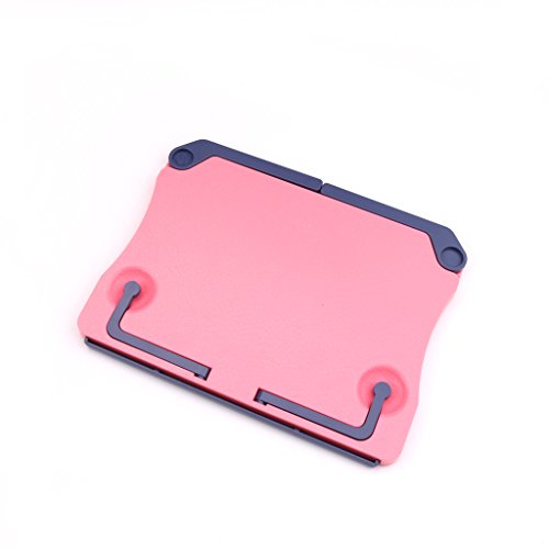 Dolity Desktop Music Stand Book Stand Support Protect Eyesight for iPad Holder 210x165x23mm - Pink - Thumbnail 4