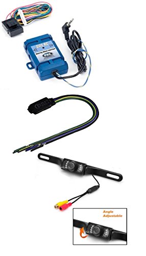 PAC SWI-RC Steering Wheel Control Interface+PAC TR1 Video Lockout Bypass Trigger Module and Cache Backup Camera