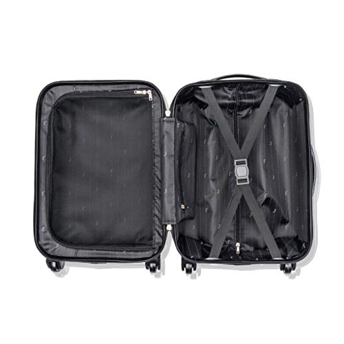 Jetstream 2 Piece Hardside Carry On Luggage Set Rolling Wheeled Spinner