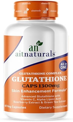 ac glutathione Aitnaturals Complex (1300mg)- 60 Capsules Advanced Antioxidant Formula with Vitamin C, Alpha Lipoic Acid, Bearberry Extract & Green Tea Extract for Immune Support, Detox & Skin Enhancement price in UAE BPC-157 + TB-500 Research