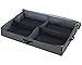 Sami Time 4 Pairs Under Bed Shoe Boot Organizer Closet Storage Solution Organizer Box with Front Zippered Closure Cardboard Sides-Enlarged Size