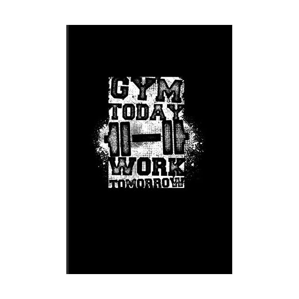 Gym Today Work Tomorrow: Cardio Workout 2020 Planner | Weekly & Monthly Pocket Calendar | 6x9 Softcover Organizer | For…