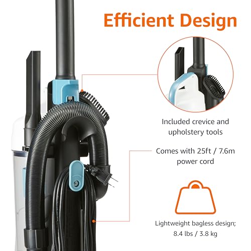 Amazon Basics Upright Bagless Vacuum Cleaner for Carpet and Hard Floors, Washable photo 9