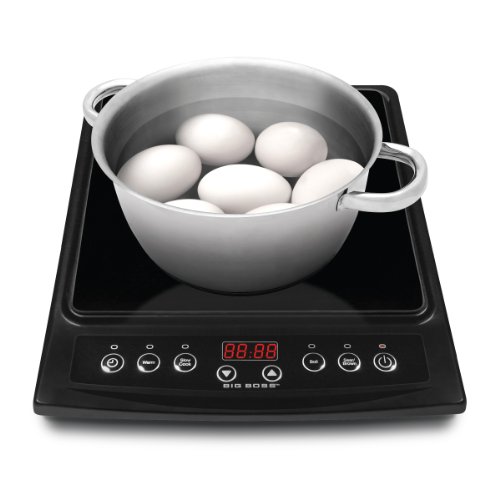 Big Boss 9147 1300-watt Induction Cooktop Compatible with Induction Cookware, Black