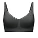Bravado Designs Women's Body Silk Seamless Nursing Bra and Maternity Bra,Black,Large