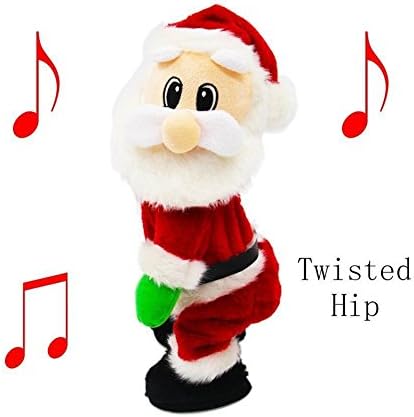 Christmas Santa Claus Figure Twisted Hip Twerking Singing Electric Toys Xmas Decorations Gifts