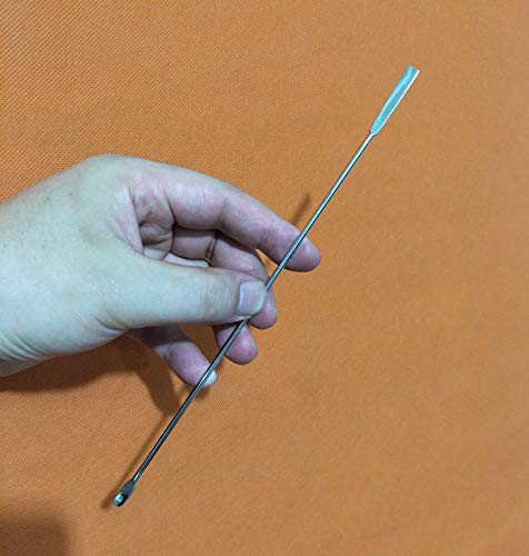 LabZhang 4 Count Micro Spatula/Lab Scoop, Reagent Laboratory Mixing Spatula 8.66 Inch Long Sampling Spoon Stainless Steel - Thumbnail 3