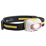 LED Headlamp, OxyLED USB Rechargeable Headlight LED Headlamps, 9 Modes, Waterproof Outdoor Sport Flashlight with Cree LED and Adjustable Headband for Camping,Hiking,Climbing,Fishing,Reading (Yellow)